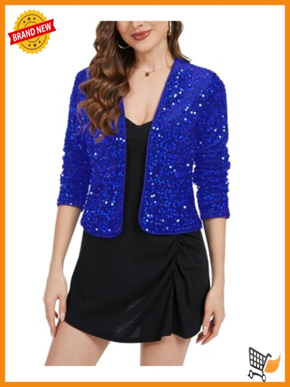 Velvet Sequin Jacket Long Sleeve Party Concert Outfit Sparkly Blazer